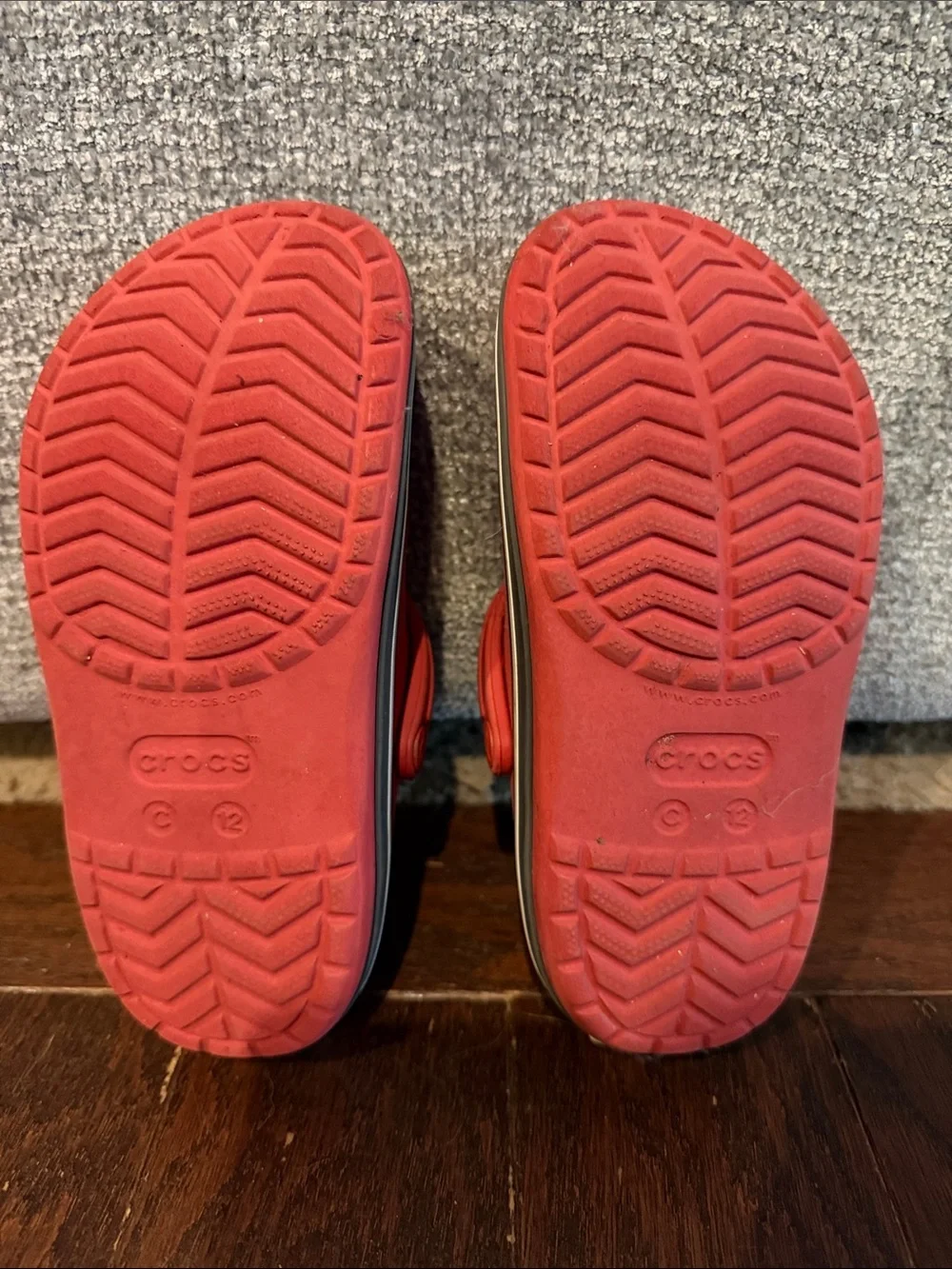 Kids Red Crocs Shoes